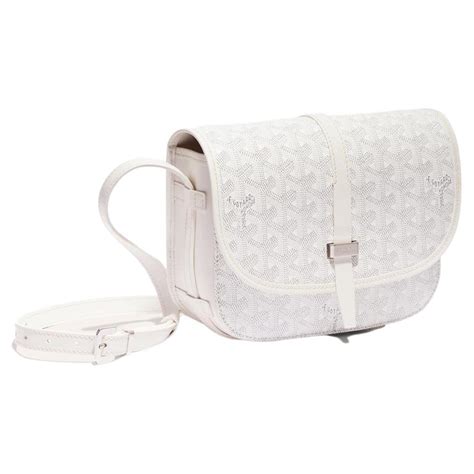 goyard white belvedere|goyard belvedere price.